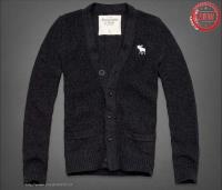 heren abercrombie and fitch truien cardigan knop moose logo houtskool Verkoop Wonderful j579w574